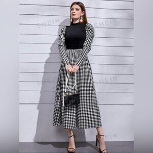 SHEIN dress, size S, color black and white